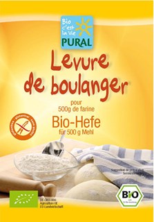 Pural Levure sèche pour pain vegan/sans gluten bio 9g - 4127